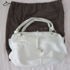 Celine Large Bittersweet White Leather Hobo Ba